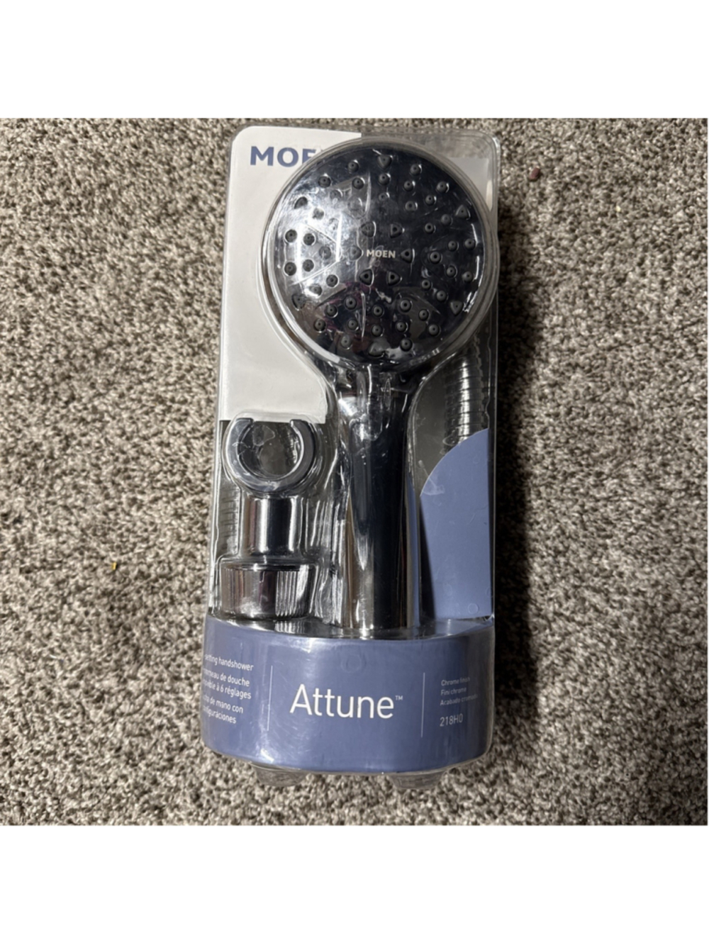 MOEN Attune 6-Spray Patterns, 4 in. Wall Mount Handheld Showerhead in Chrome